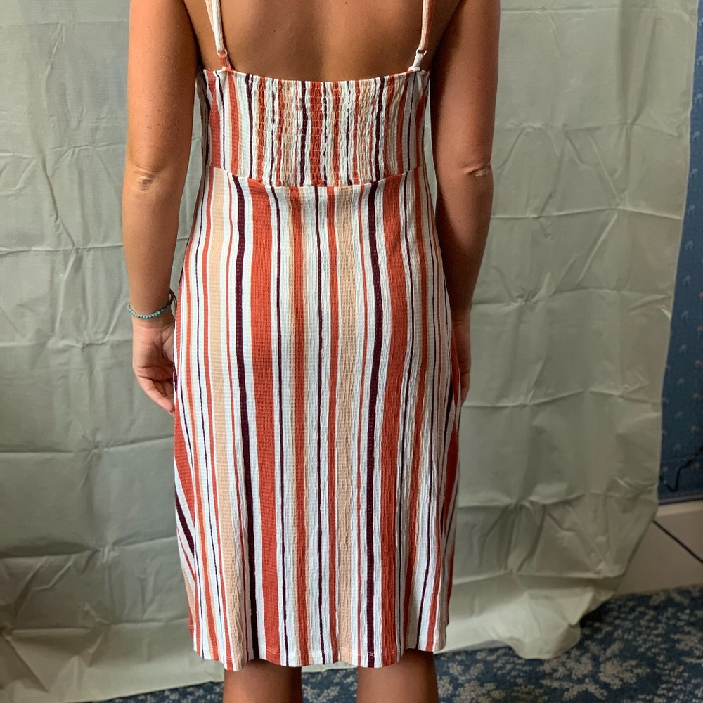 NWOT. striped boho dress - Picture 3 of 6